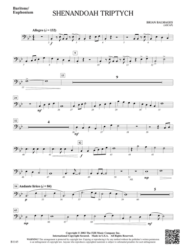 Shenandoah Triptych: Baritone/Euphonium