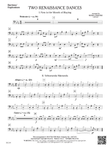 Two Renaissance Dances: Baritone/Euphonium