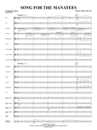 Song For The Manatees: Score Concert Band scores gallery preview page 3
