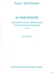 Variations sentimentales et capricieuses Op. 66