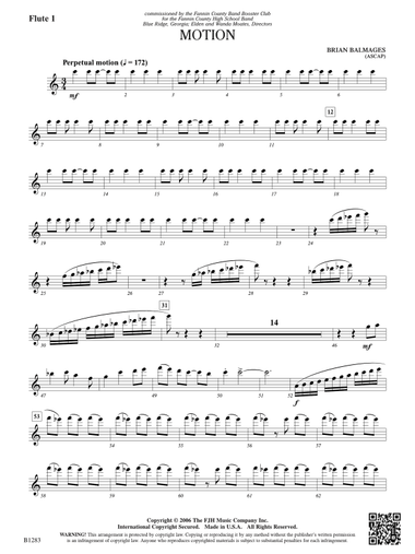 Motion: Flute 1