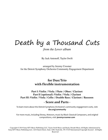 Death By A Thousand Cuts