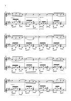 BERCEUSE Op. 56 [GABRIEL FAURÉ] FOR OBOE AND GUITAR Oboe scores gallery preview page 3