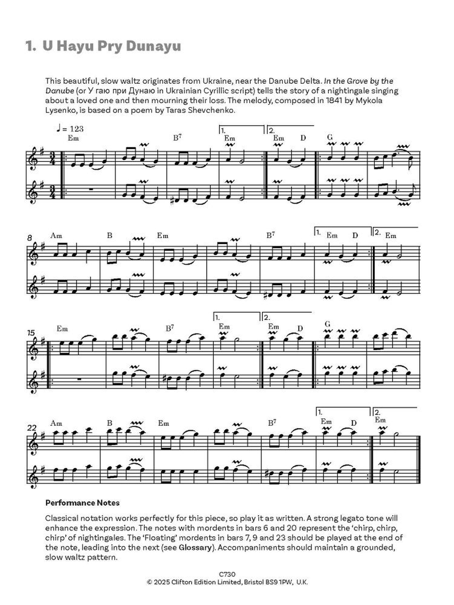 Balkan Music from the Danube School and Community - Sheet Music page 2