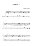 Minuet, K.2