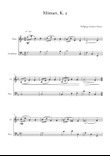 Minuet, K.2