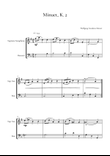 Minuet, K.2