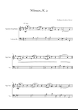 Minuet, K.2