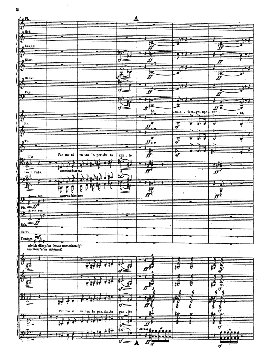 Dante Symphony, S. 109 (Eine Symphonie zu Dantes Divina Commedia) by Franz Liszt Concert Band - Sheet Music page 5