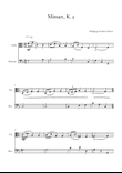 Minuet, K.2