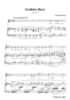 Schoenberg-Geübtes Herz,in D flat Major Piano, Vocal scores gallery preview page 3