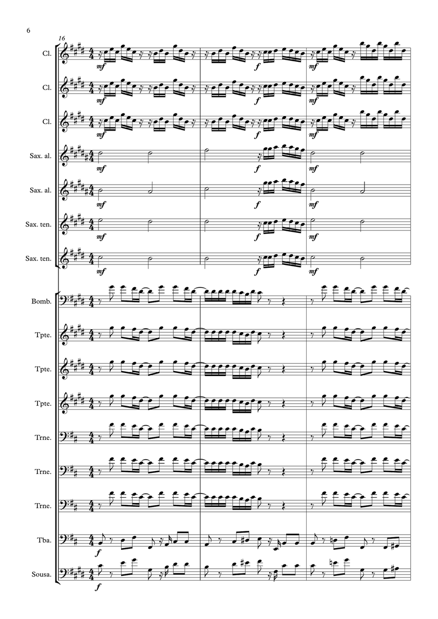 Melzinho Concert Band - Digital Sheet Music page 6