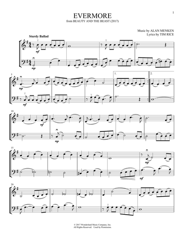 Evermore (from Beauty And The Beast) (arr. Michelle Hynson)