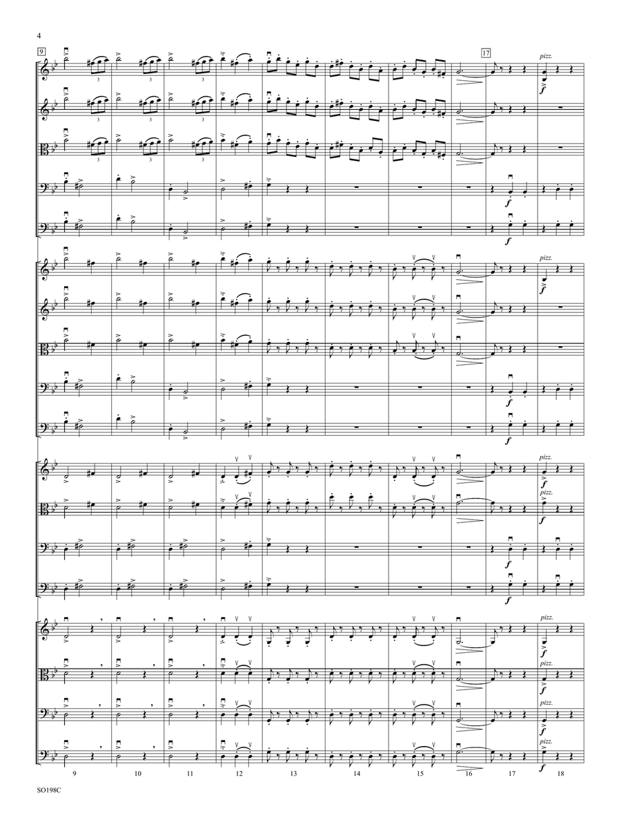 Dark Machinations - Full Score String Orchestra - Digital Sheet Music page 4