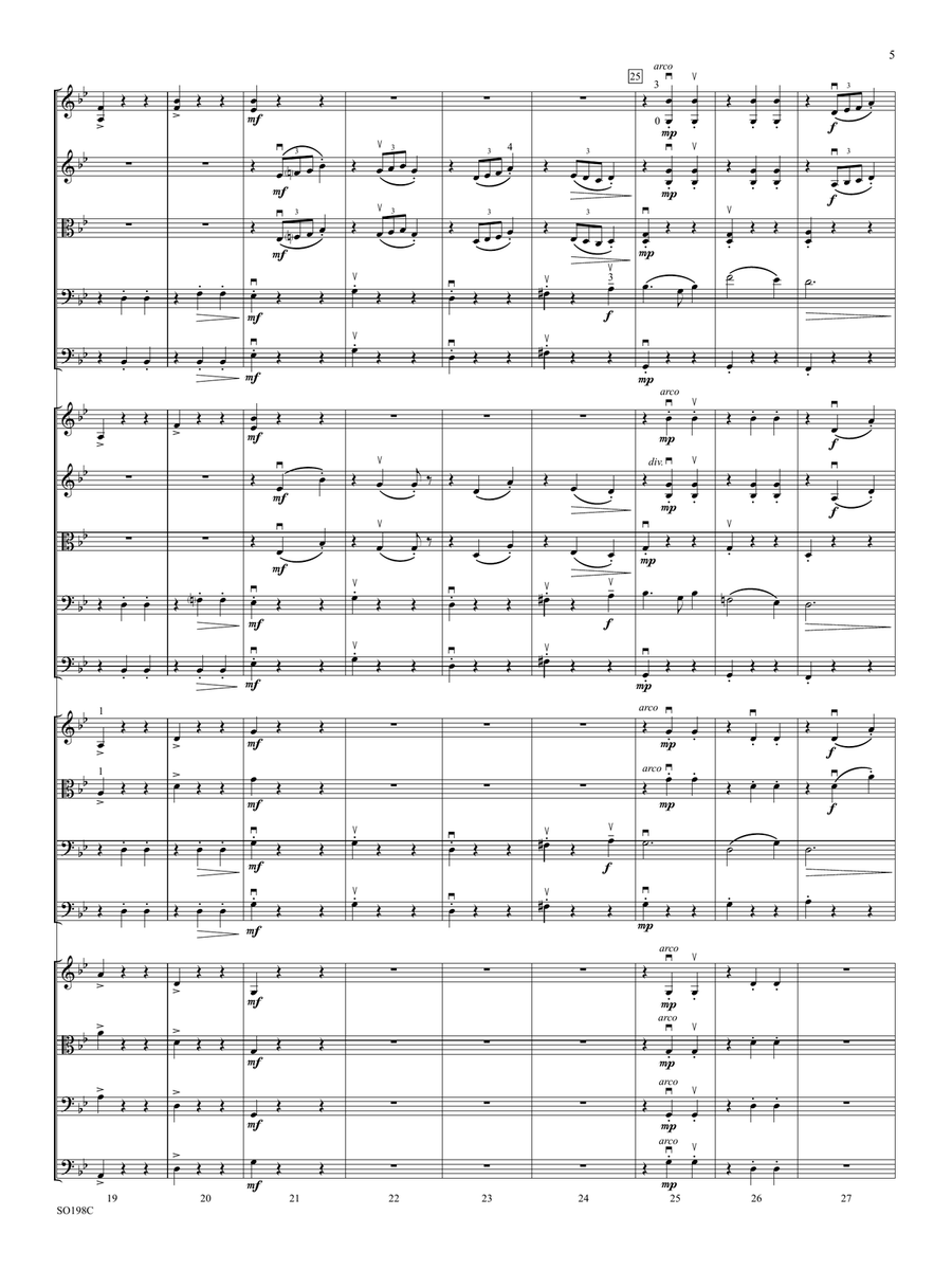 Dark Machinations - Full Score String Orchestra - Digital Sheet Music page 5