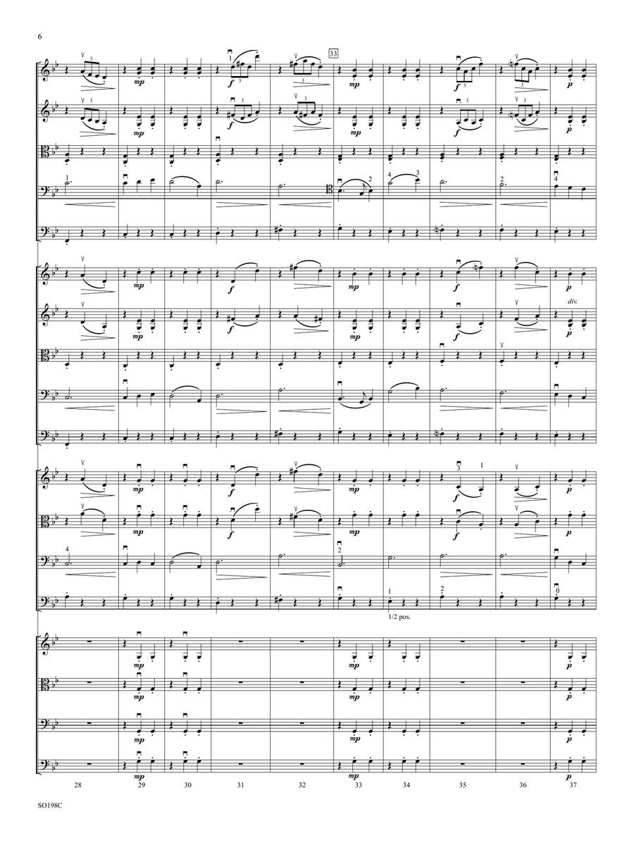 Dark Machinations - Full Score String Orchestra - Digital Sheet Music page 6