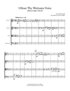 I Hear Thy Welcome Voice String Quartet scores gallery preview page 3