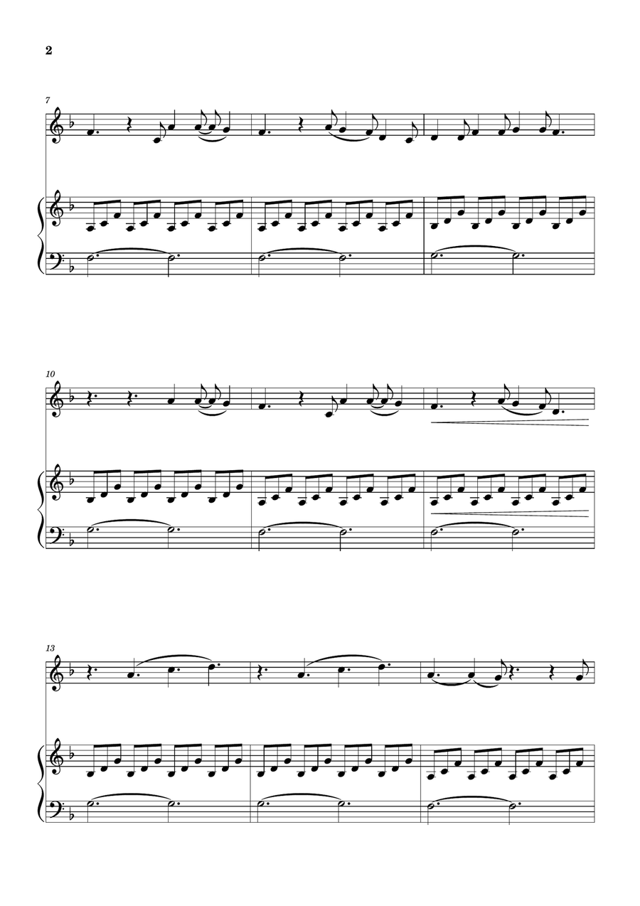 Ordinary Piano - Digital Sheet Music page 2