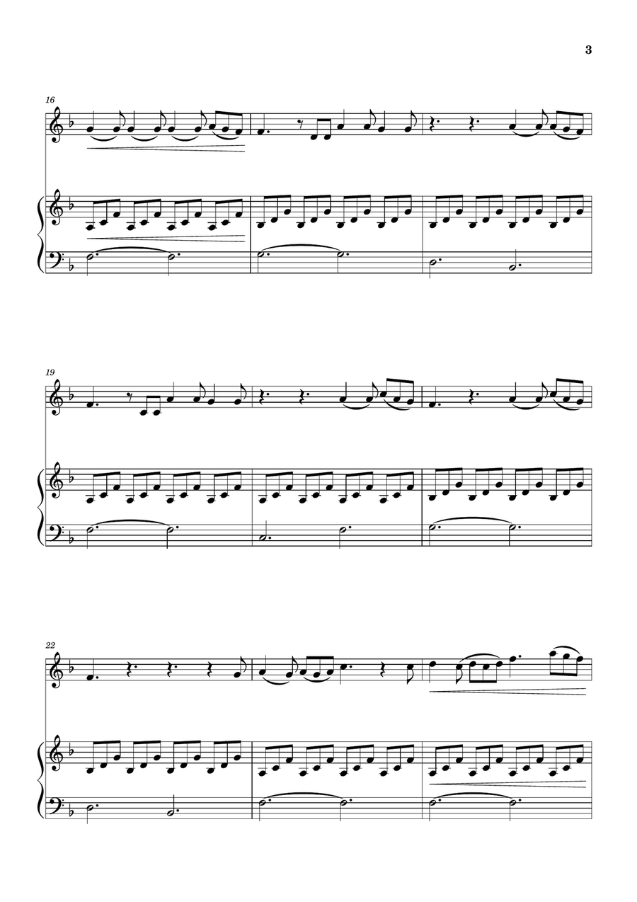 Ordinary Piano - Digital Sheet Music page 3