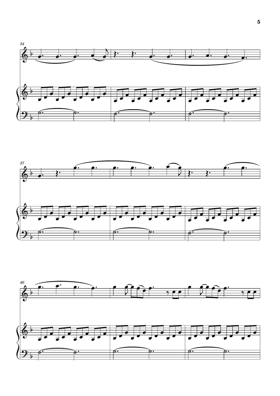 Ordinary Piano - Digital Sheet Music page 5
