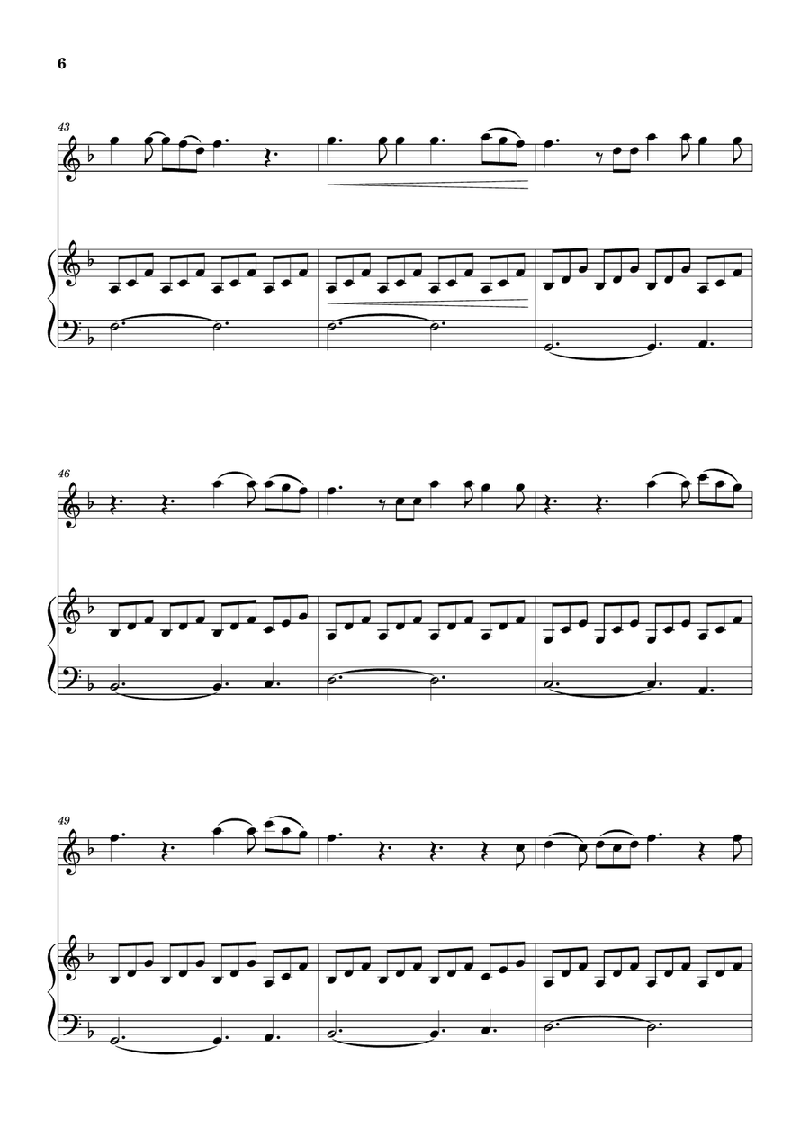Ordinary Piano - Digital Sheet Music page 6