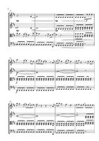 Sugar, We're Goin' Down String Quartet scores gallery preview page 4