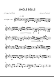 Jingle Bells - Trumpet in D Major (Advanced)