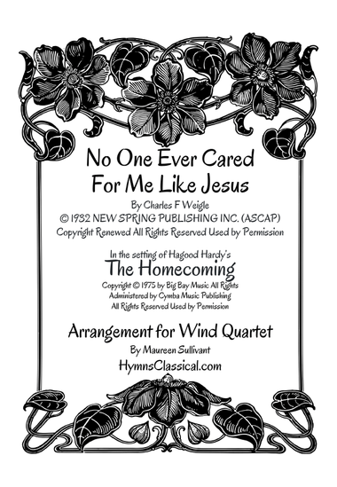 Medley: No One Ever Cared For Me Like Jesus with The Homecoming