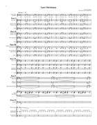 Last Christmas Concert Band scores gallery preview page 4