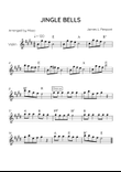 Jingle Bells - Violin in E Major - Easy With Chords