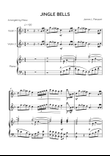 Jingle Bells - Violin Duet & Piano in F Major (Advanced With Chords)