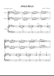 Jingle Bells - Violin Duet & Piano in E Major (Easy With Chords)