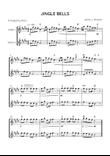Jingle Bells - Violin Duet in E Major (Intermediate With Chords)