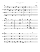 Christmas Time Is Here String Quartet scores gallery preview page 3