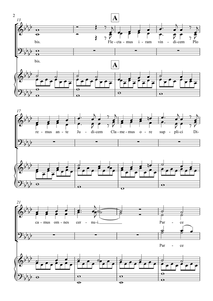PARCE DOMINE 4-Part - Digital Sheet Music page 2