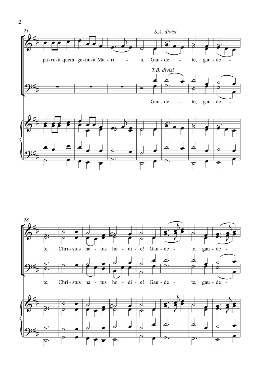 RESONET IN LAUDIBUS 4-Part - Digital Sheet Music page 2