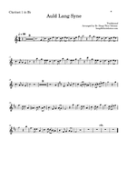 Ten More Christmas Songs for two Clarinets with Piano accompaniment Clarinet Duet scores gallery preview page 5