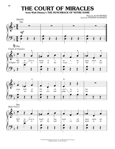 The Court Of Miracles (from The Hunchback Of Notre Dame)