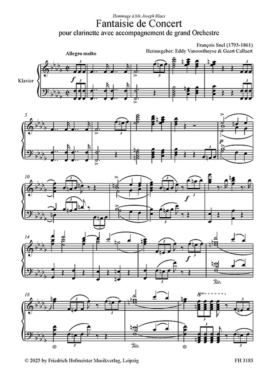 Fantaisie de Concert (piano reduction) Clarinet Solo - Sheet Music page 2