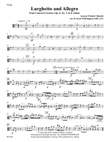 Larghetto and Allegro Op. 6 No. 3 (arr. Whittington) - Viola