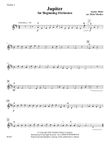 Jupiter for Beginning Orchestra (arr. Dion Morales) - Violin 1