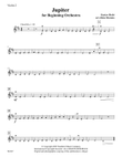 Jupiter for Beginning Orchestra (arr. Dion Morales) - Violin 2