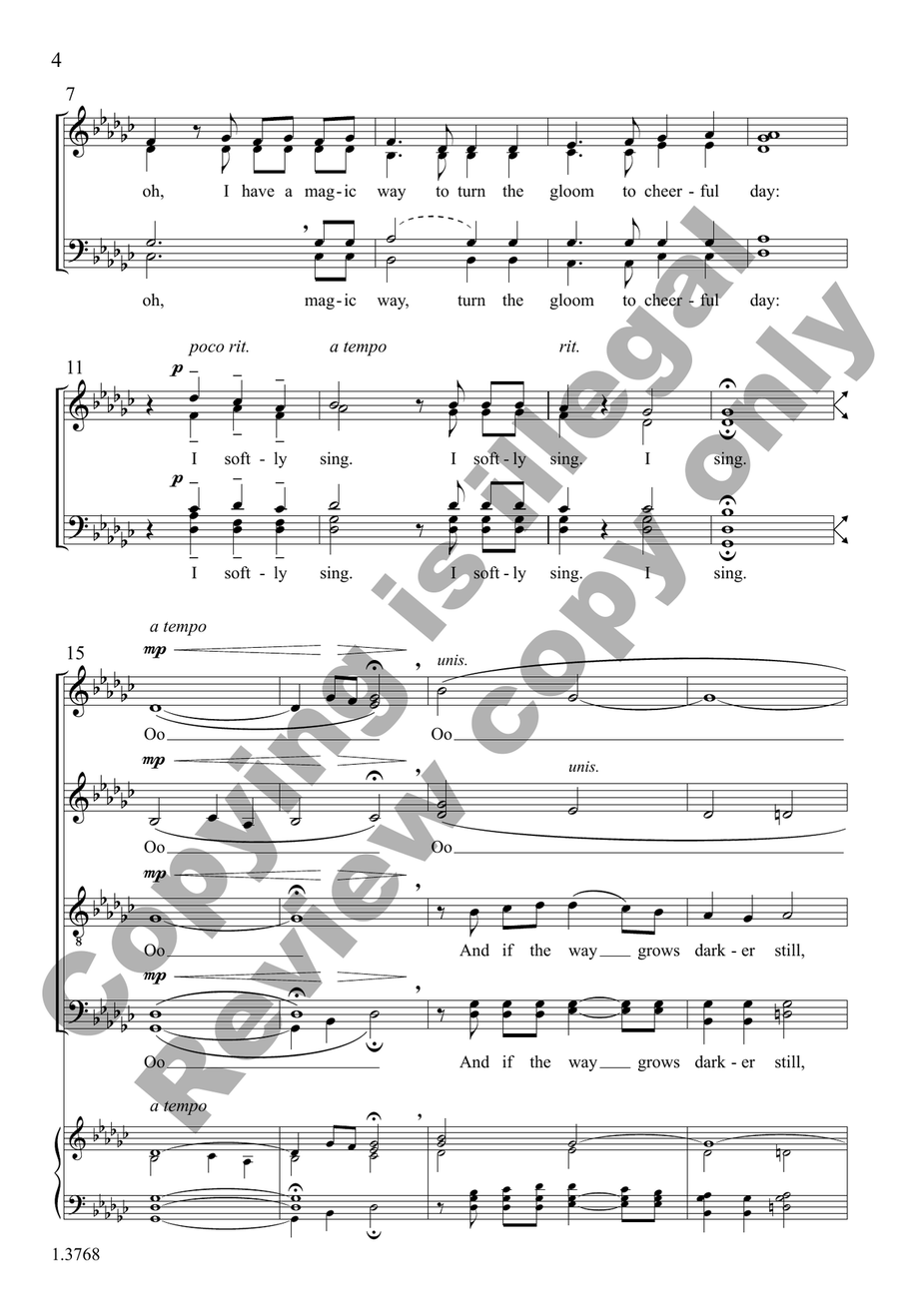 The Gift to Sing (Choral Score) Divisi - Sheet Music page 4