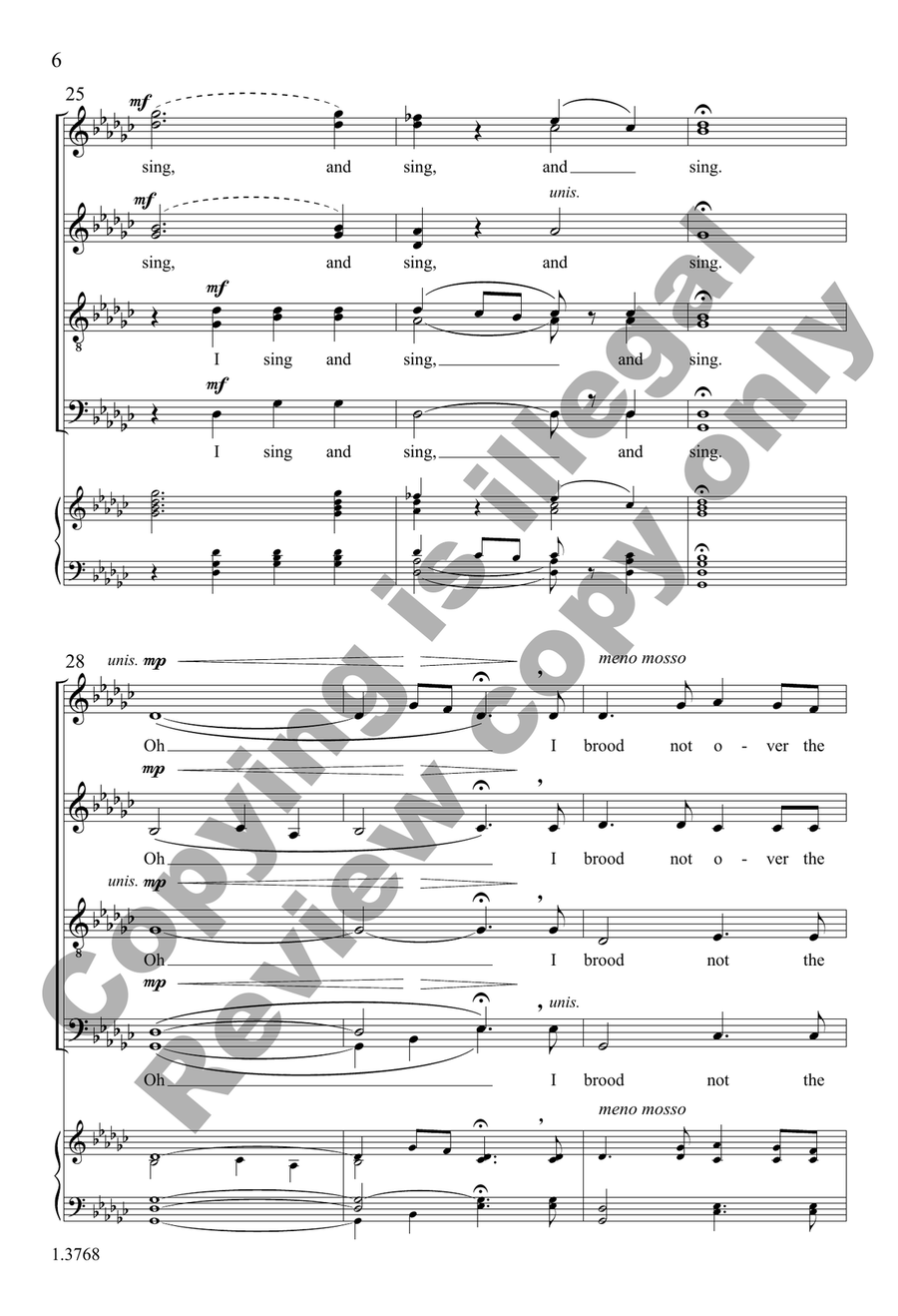 The Gift to Sing (Choral Score) Divisi - Sheet Music page 6