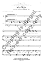 May Night (Choral Score) 2-Part scores gallery preview page 3