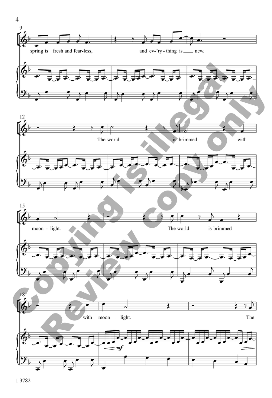 May Night (Choral Score) 2-Part - Sheet Music page 4