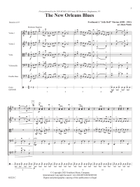 The New Orleans Blues (arr. Richard Webb) - Full Score Orchestra scores gallery preview page 3