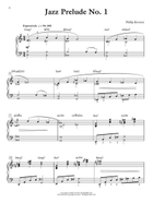 Jazz Preludes for Piano Piano Solo scores gallery preview page 4