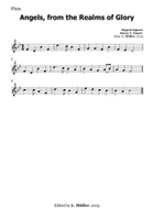 Angels, from the Realms of Glory - For beginner orchestra with chords Large Ensemble scores gallery preview page 4