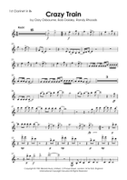 Crazy Train Clarinet Quintet scores gallery preview page 3